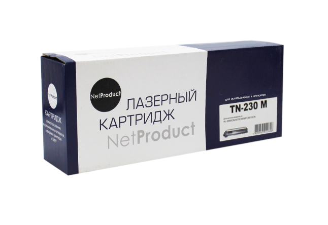 Тонер-картридж NetProduct (N-TN-230M) для Brother HL-3040CN/3070CW/MFC9010CN, M, 1,4K
