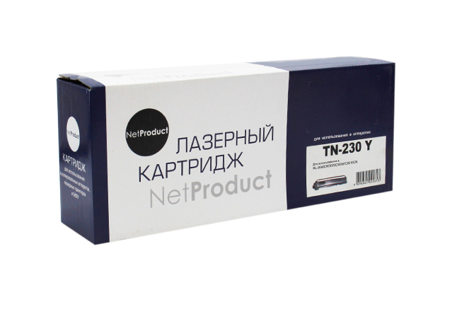 Тонер-картридж NetProduct (N-TN-230Y) для Brother HL-3040CN/3070CW/MFC9010CN, Y, 1,4K