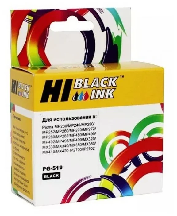 Картридж Hi-Black для Canon PIXMA MP240/260/480 PG-510, BK