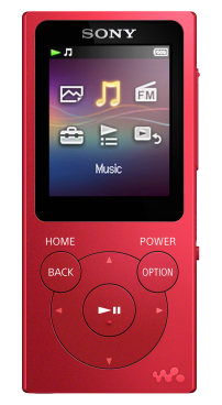 MP3 плеер Sony Walkman NW-E394, красный