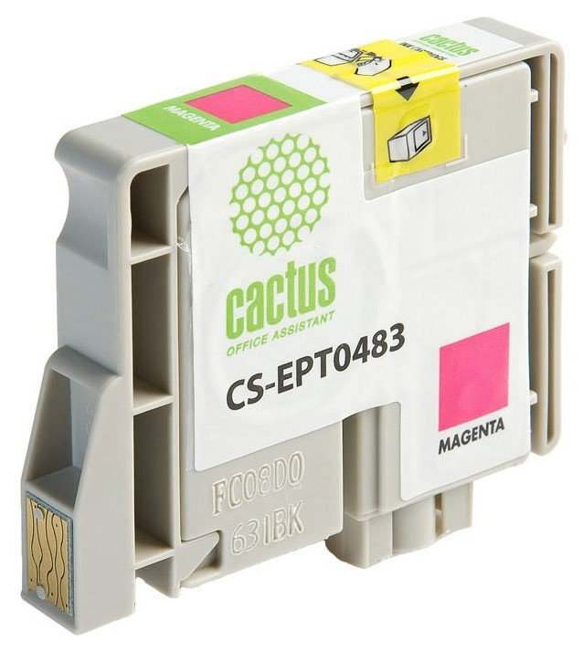 Картридж струйный Cactus CS-EPT0483 пурпурный (14.4мл)
