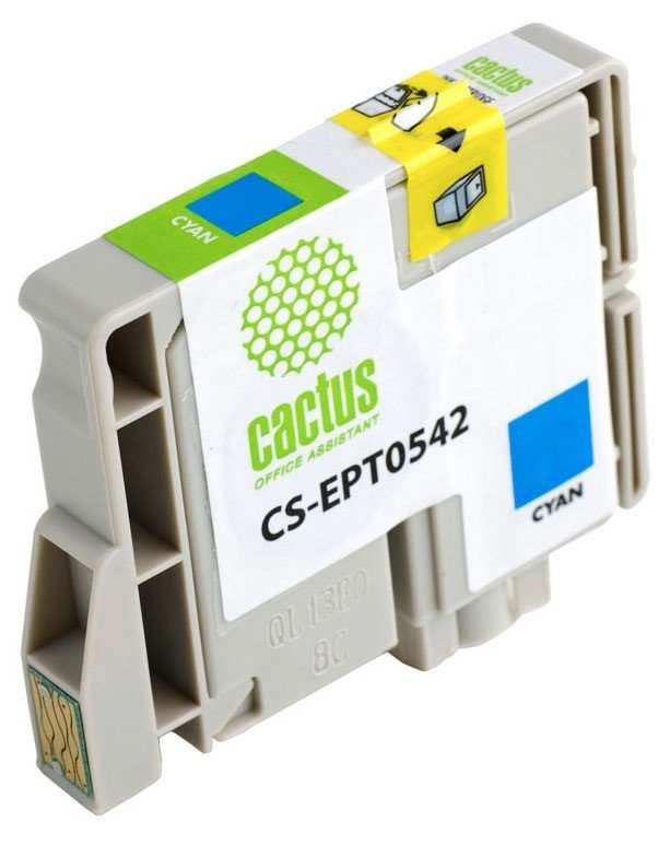 Картридж струйный Cactus CS-EPT0542 голубой (16.2мл)