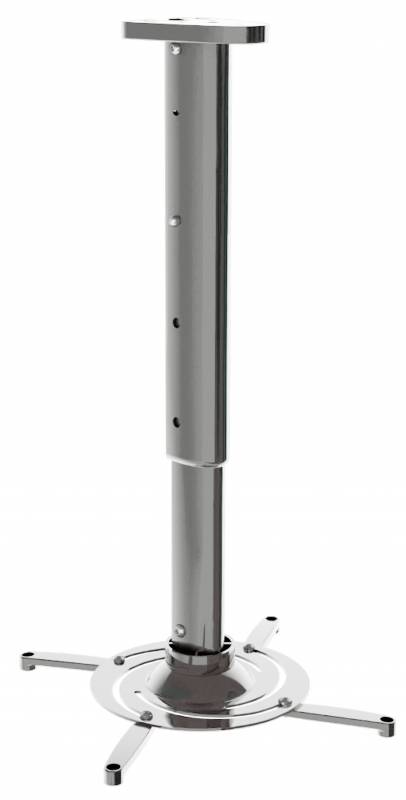 Кронштейн для проектора Cactus CS-VM-PR05L-AL серебристый макс.22кг потолочный поворот и наклон