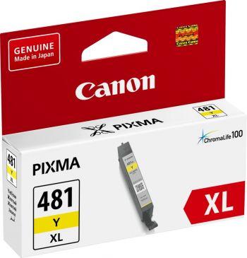 Картридж струйный Canon CLI-481XL Y 2046C001 желтый (8.3мл) для Canon Pixma TS6140/TS8140TS/TS9140/TR7540/TR8540
