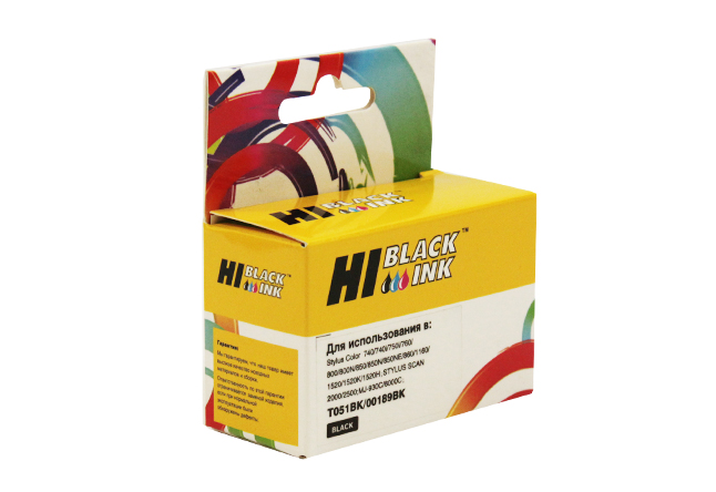 Картридж Hi-Black (HB-T0511) для Epson Stylus Color 740/760/800/1160/1520, Bk