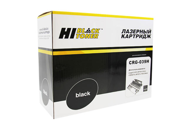 Картридж Hi-Black (HB-№039H) для Canon i-SENSYS LBP-351x/352x, 25K