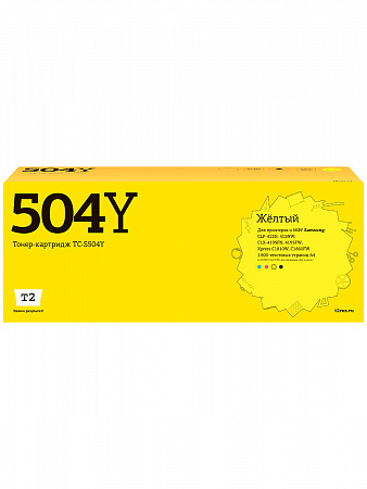 TC-S504Y Картридж T2 для Samsung CLP-415N/415NW/CLX-4195FN/4195FW/Xpress C1810W/C1860FW (1800 стр.) желтый, с чипом