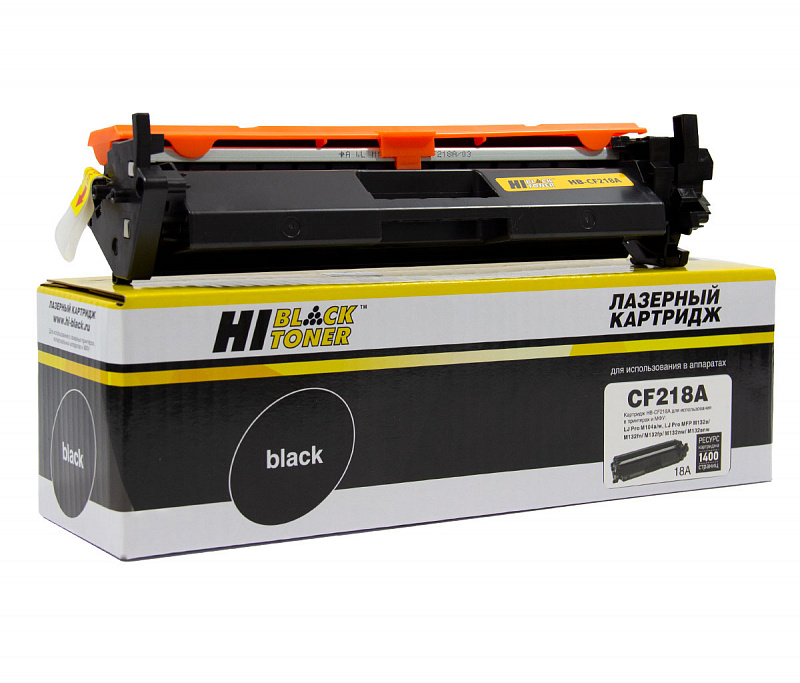 Тонер-картридж Hi-Black (HB-CF218A) для HP LJ Pro M104/MFP M132, 1,4K (с чипом)