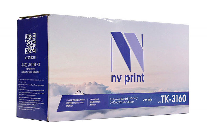 Картридж NVP совместимый NV-TK-3160 для Kyocera Ecosys P3045dn/ P3050dn/ P3055dn/ P3060dn (12500k) [new]