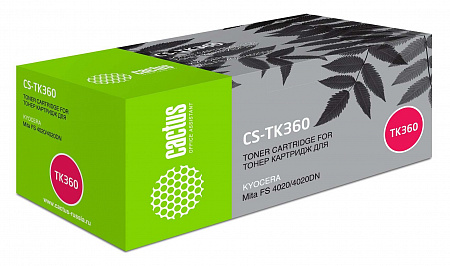 Картридж лазерный Cactus CS-TK360 черный (20000стр.)
