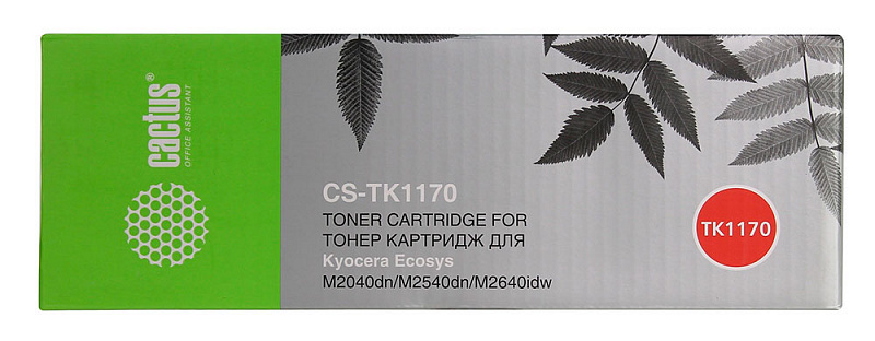 Картридж лазерный Cactus CS-TK1170 черный (7200стр.)