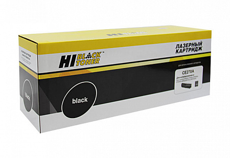 Картридж Hi-Black (HB-CE270A) для HP CLJ CP5520/5525/Enterprise M750, Восстанов, Bk, 13,5K,ПУ