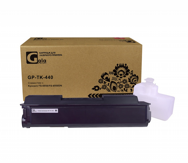 Тонер-туба GP-TK-440 для принтеров Kyocera FS-6950/FS-6950DN с бункером отработанного тонера 15000 копий GalaPrint