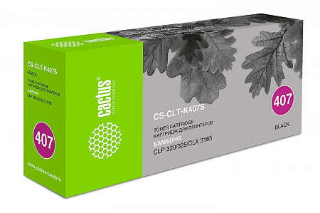 Картридж лазерный Cactus CS-CLT-K407S черный (1500стр.)