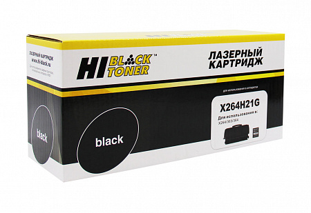 Тонер-картридж Hi-Black (HB-X264H21G) для Lexmark X264/363/364, 9K