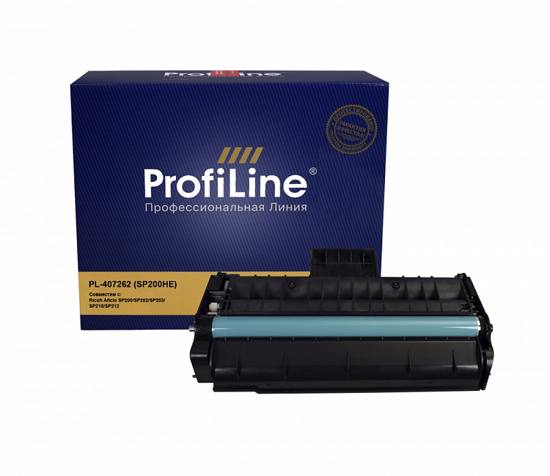 Картридж PL-407262 (SP200HE) для принтеров Ricoh Aficio SP200/SP202/SP203/SP210/SP212 2600 копий ProfiLine