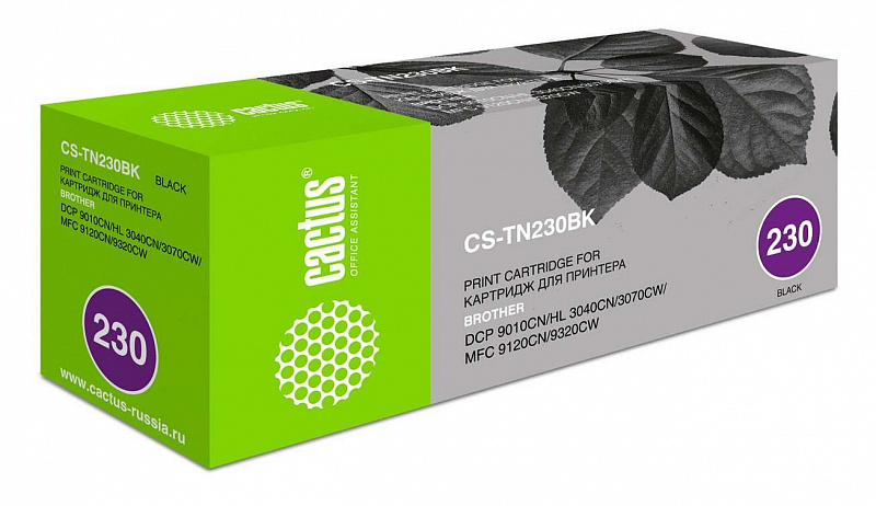 Картридж лазерный Cactus CS-TN230BK черный (2200стр.)