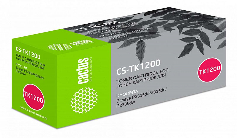 Картридж лазерный Cactus CS-TK1200 черный (3000стр.)