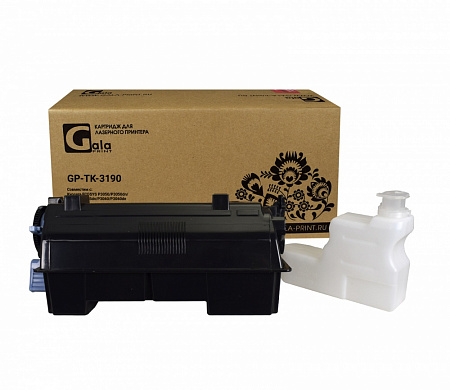 Тонер-туба GP-TK-3190 для принтеров Kyocera ECOSYS P3050/P3050dn/P3055/P3055dn/P3060/P3060dn/M3660idn с бункером отработанного тонера 25000 копий GalaPrint