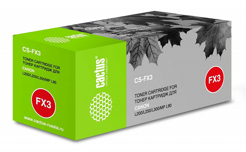 Картридж лазерный Cactus CS-FX3 черный (2700стр.)