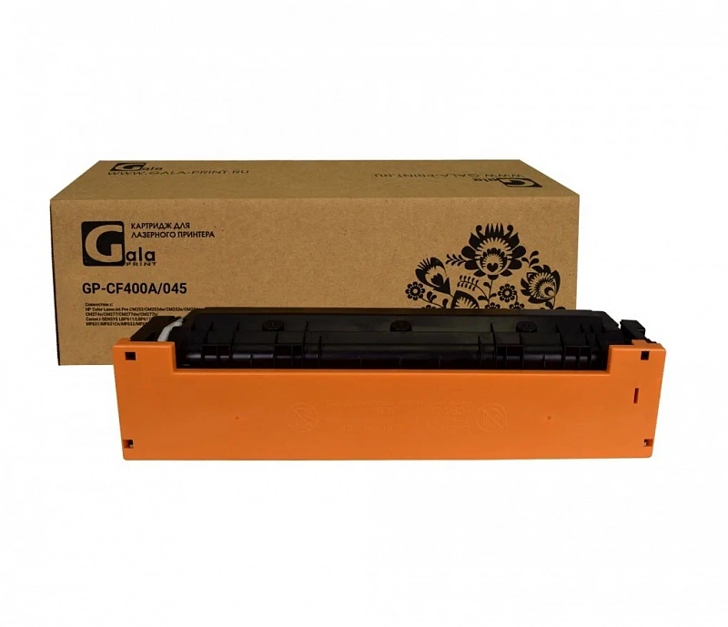 Картридж GP-CF400A (№201A) для принтеров HP Color LaserJet Pro CM252/CM252dw/CM252n/CM274/CM274n/CM277/CM277dw/CM277n Black 1500 копий GalaPrint