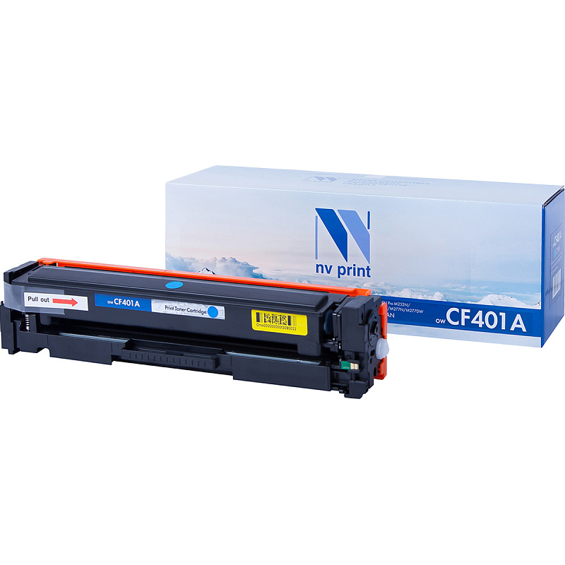 Картридж NVP совместимый NV-CF401A Cyan для HP Color LaserJet Pro M252dw/ M252n/ M274n/ M277dw/ M277n (1400k)