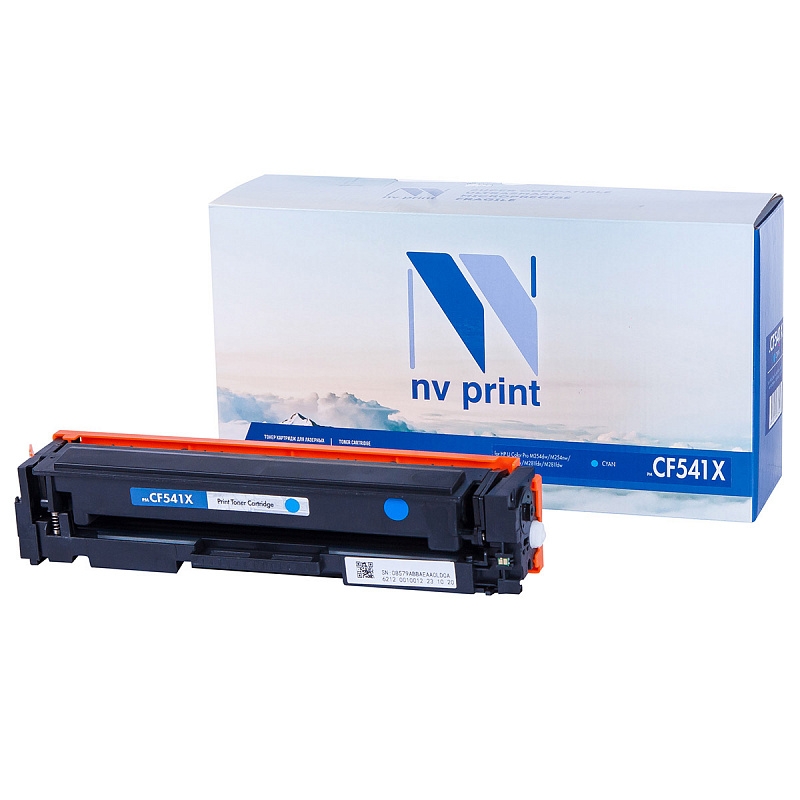 Картридж NVP совместимый NV-CF541X Cyan для HP Color LaserJet Pro M254dw/ M254nw/ M280nw/ M281fdn/ M281fdw (2500k)