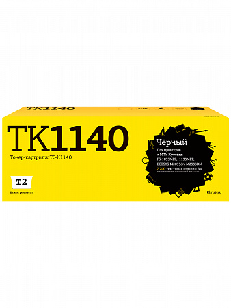 TC-K1140 Тонер-картридж T2 для Kyocera FS-1035MFP/1135MFP/ECOSYS M2035dn/M2535dn (7200 стр., туба) с чипом