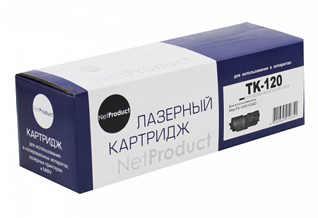 Тонер-картридж NetProduct (N-TK-120) для Kyocera FS-1030D/DN, 7,2K