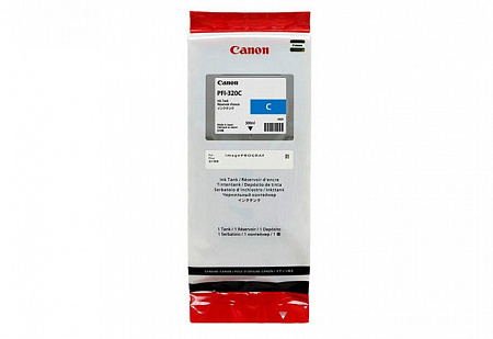 Картридж PFI-320C Canon TM-200/205/300/305, 300 мл (О) cyan 2891C001