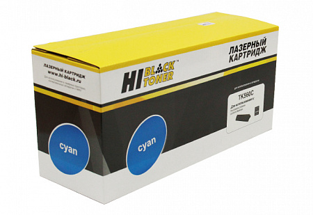 Тонер-картридж Hi-Black (HB-TK-560C) для Kyocera FS-C5300DN/C5350DN, Восстанов., C, 10K