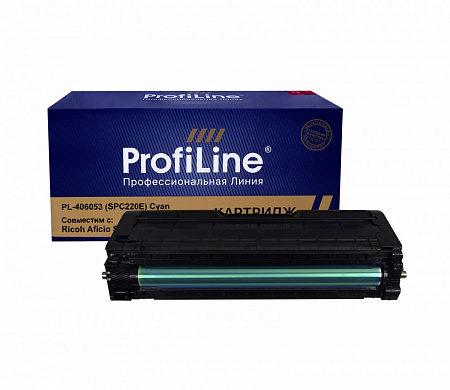 Картридж PL-406053 (SPC220E) для принтеров Ricoh Aficio SP C220 Cyan 2300 копий ProfiLine