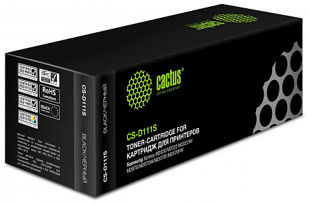 Картридж лазерный Cactus CS-D111SN черный (1000стр.)