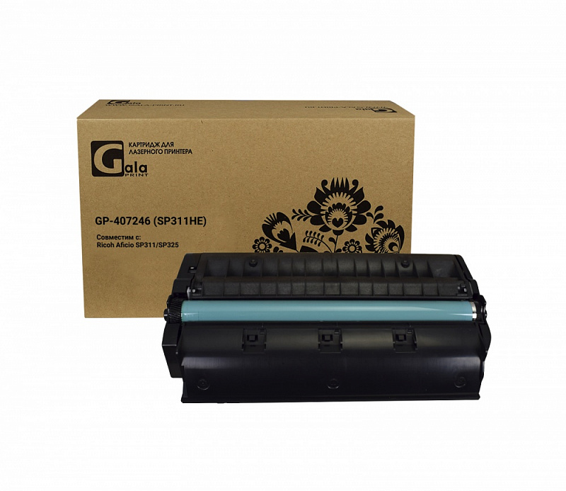 Картридж GP-407246 (SP311HE) для принтеров Ricoh Aficio SP311/SP325 3500 копий GalaPrint