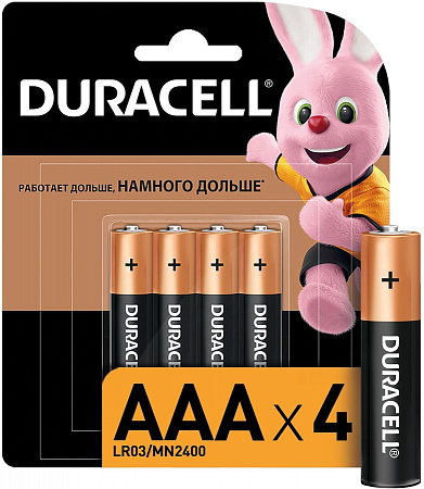 Элемент питания Duracell LR03-4BL Professional